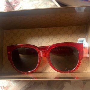 Large square Red stunning show stoppers 😍